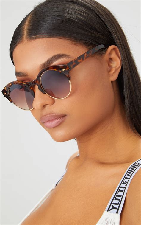 classic tortoise shell glasses.